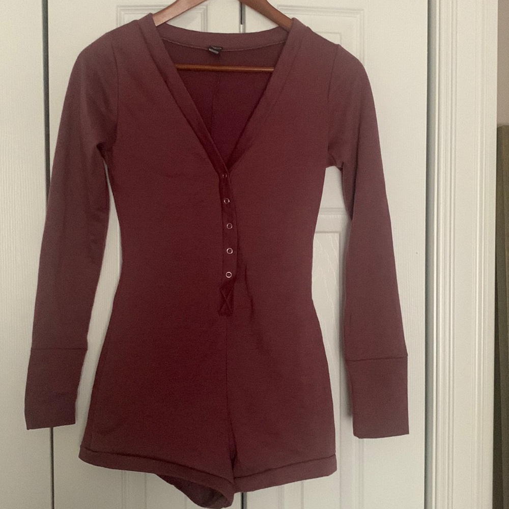 Windsor Mauve Pajama Romper